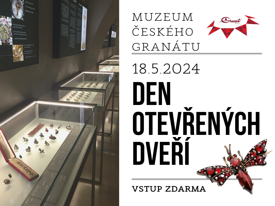 Den otevřených dveří v Muzeu českého granátu