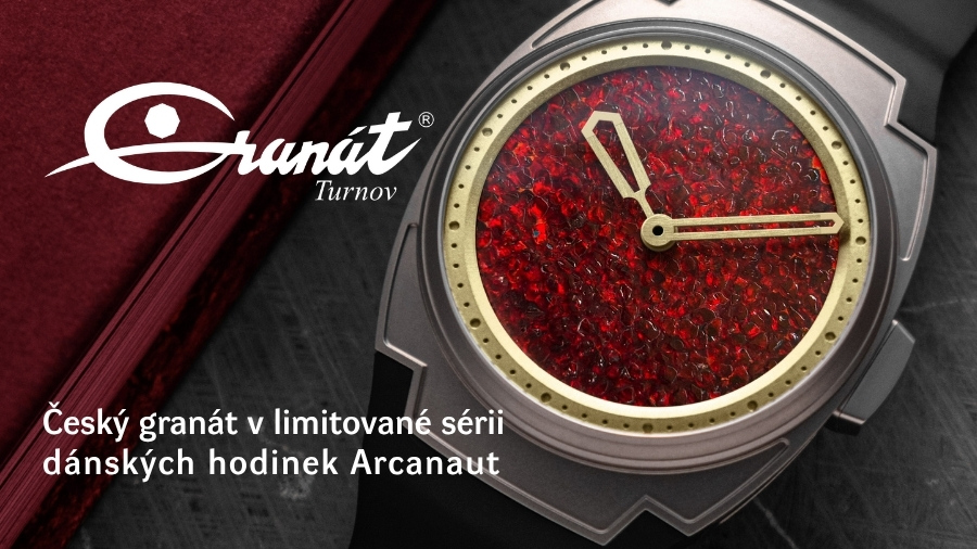 Granát Turnov partnerem avantgardních hodinek Arcanaut z Dánska