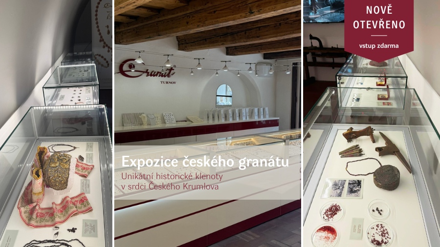 Otevřeli jsme novou Expozici českého granátu v Českém Krumlově