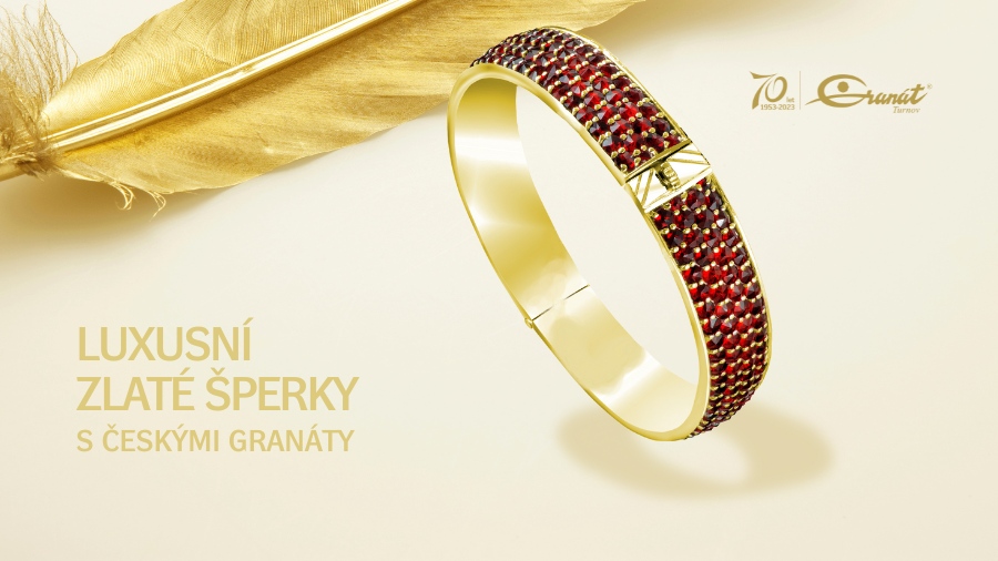 Investiční šperky s českými granáty