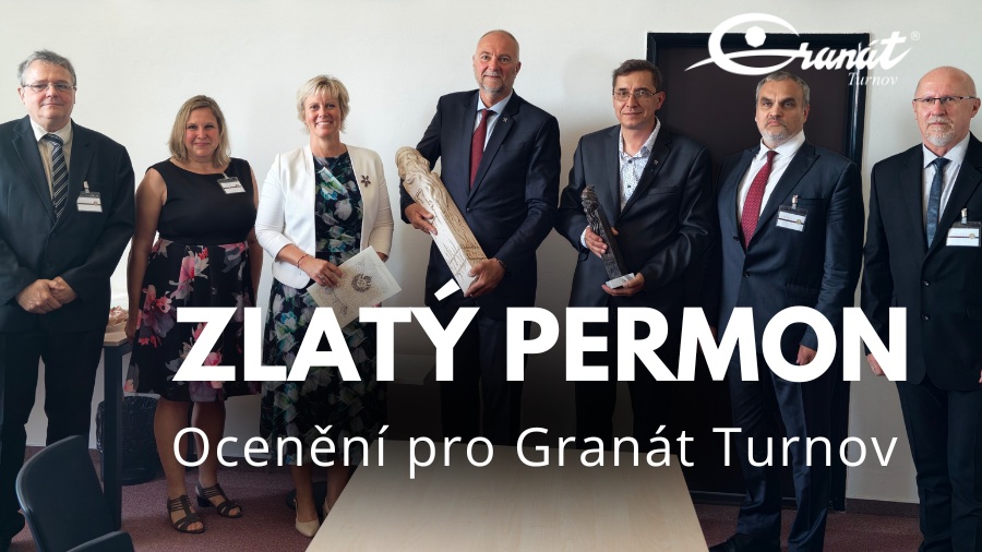 Granát Turnov převzal Zlatého Permona