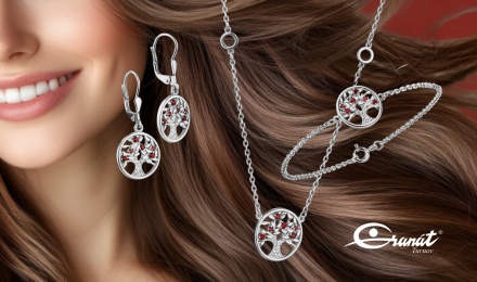 Nové soupravy šperků na e-shopu Granátu Turnov