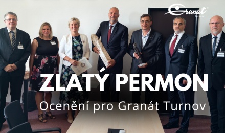 Granát Turnov převzal Zlatého Permona