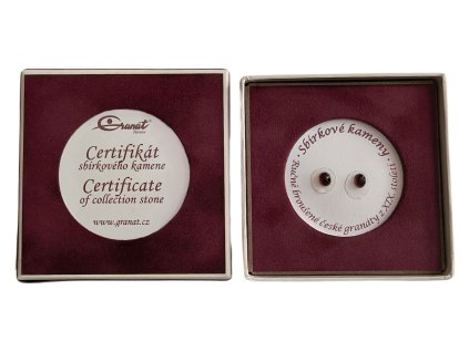 Collection stones with czech garnet