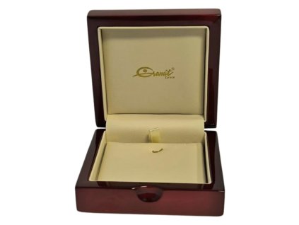 Wooden box for brooch