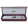 Gift pen, white with czech garnet                                                                   