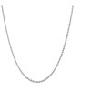 Silver chain, rhodium plated                                                                        