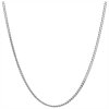 Silver chain, rhodium plated                                                                        